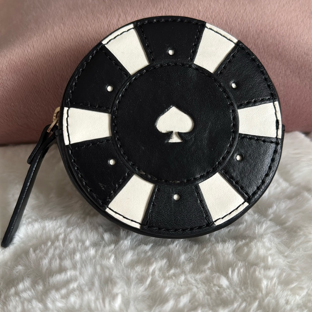 Kate Spade Poker Chip Coin Purse (RARE) - Picture 2 of 6